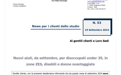 Nuovi aiuti, da Settembre, per disoccupati under 35, in zone ZES, disabili e donne svantaggiate